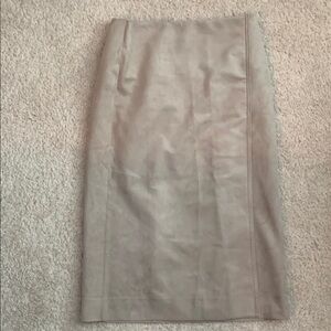 Aritzia Babaton Faux Suede Elegant Tan Skirt